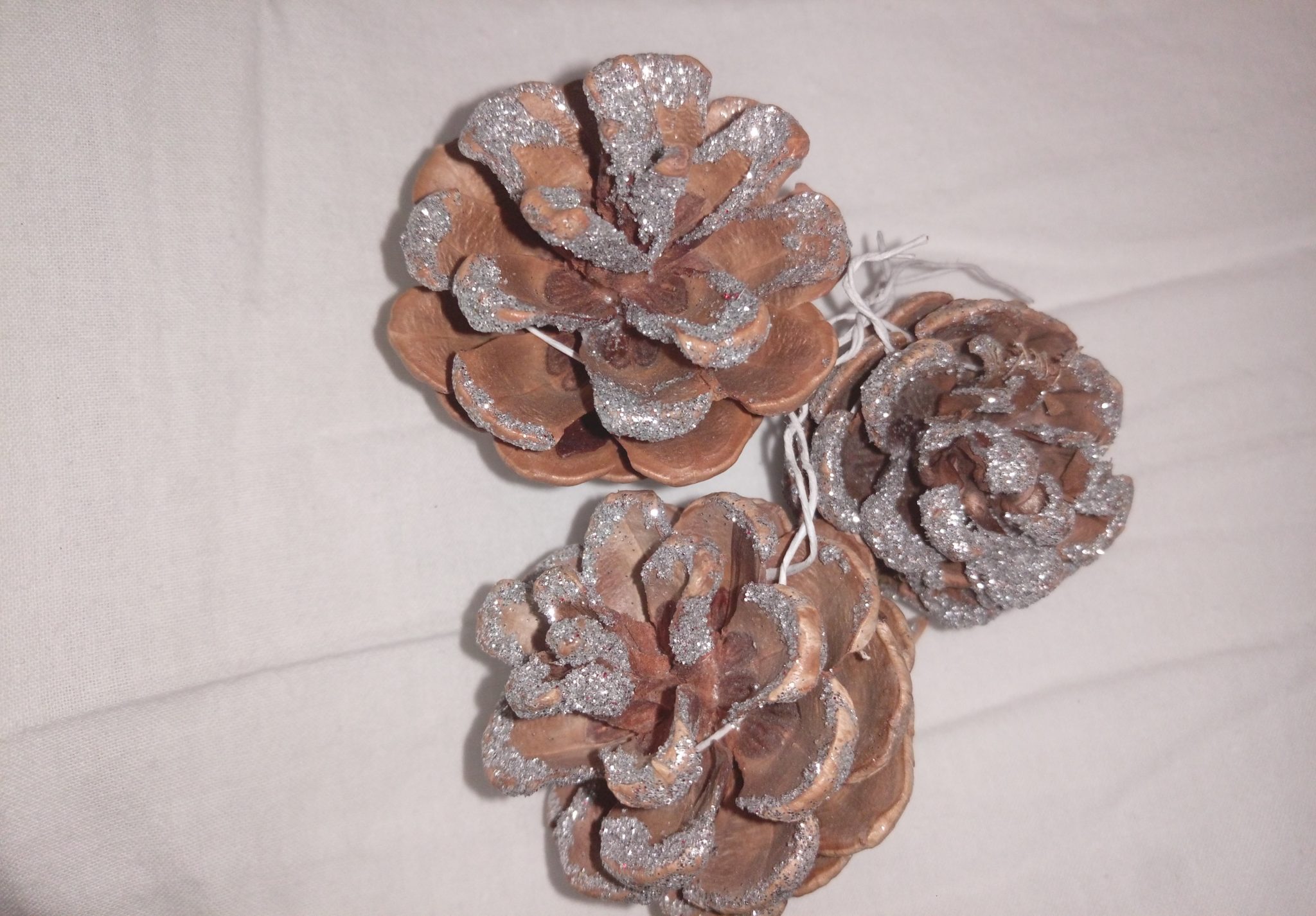 essential oil and pine cone