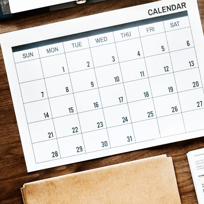 busy calendar