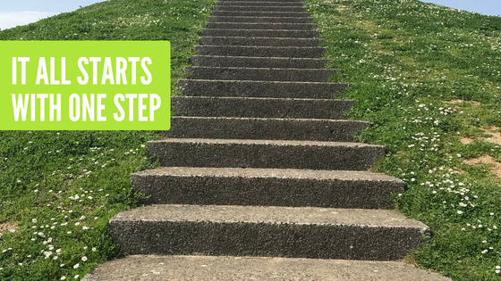 It all starts with one step