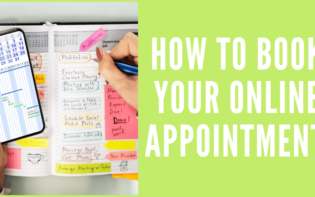 How to book an online appointment